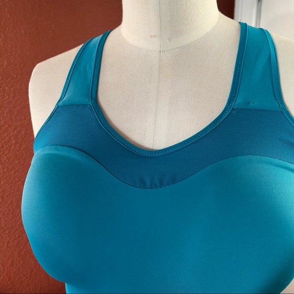 Nike dri-fit racerback aqua/ teal sports bra - Picture 7 of 15